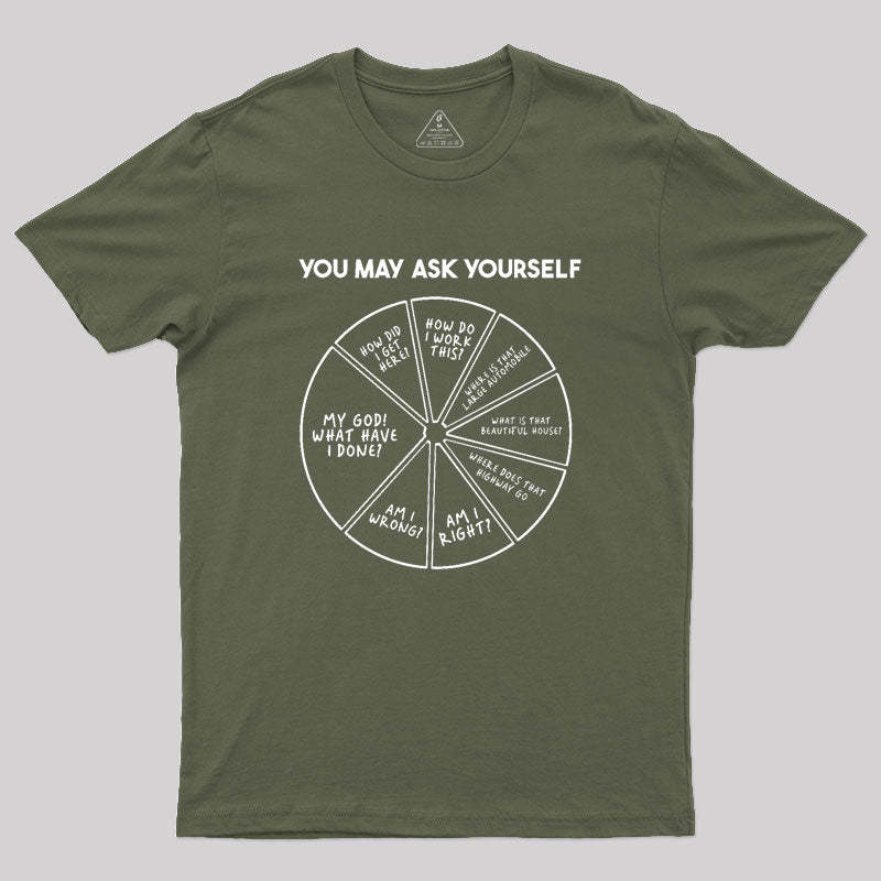You May Ask Yourself Geek T-Shirt