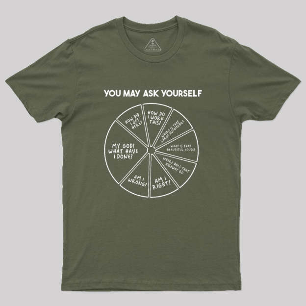 You May Ask Yourself Geek T-Shirt