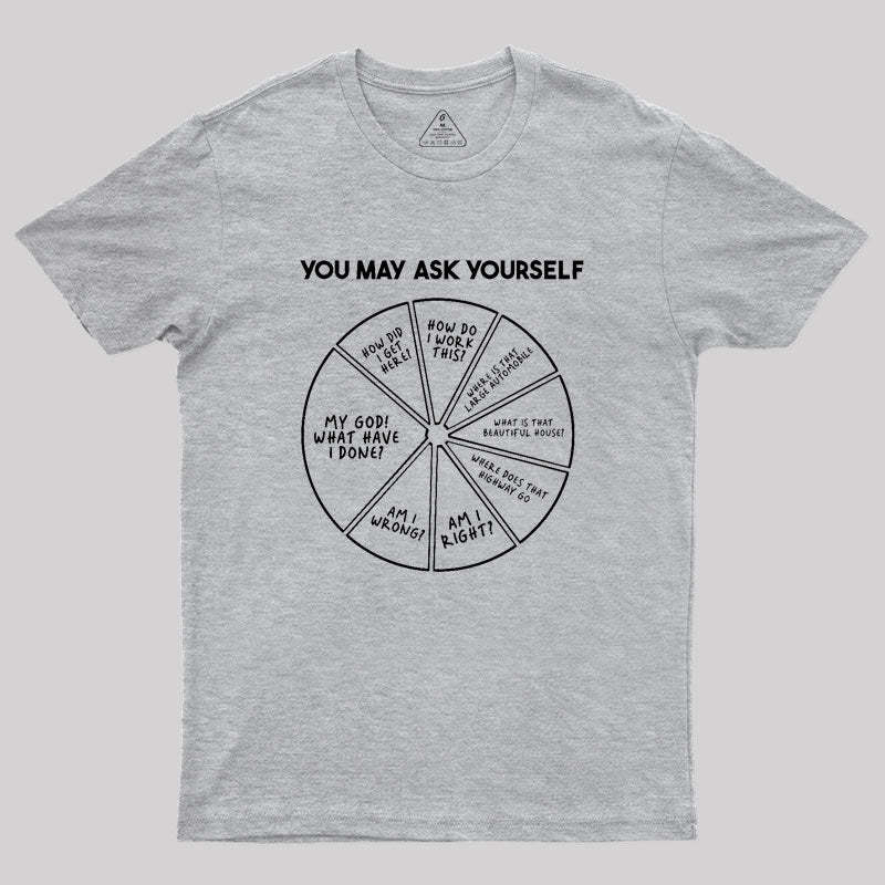 Geeksoutfit You May Ask Yourself Geek T-Shirt for Sale