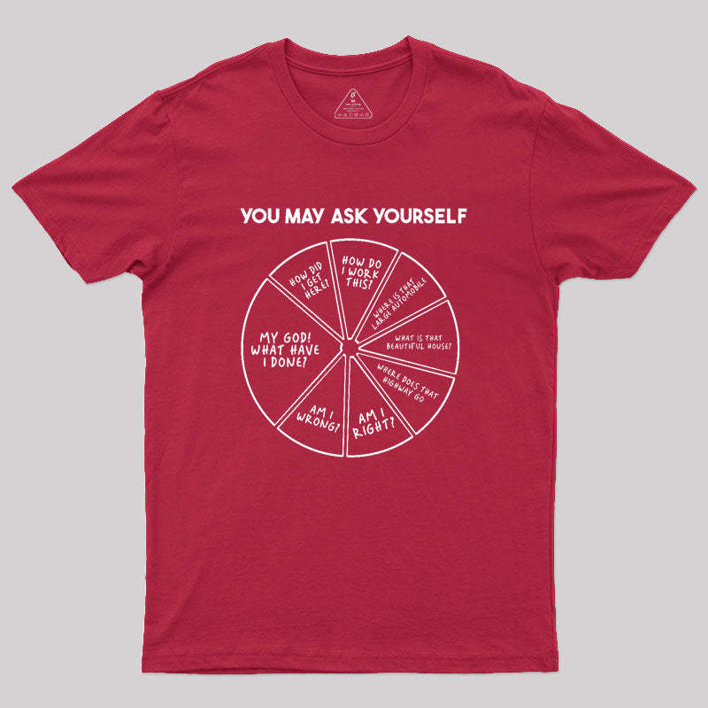 You May Ask Yourself Geek T-Shirt