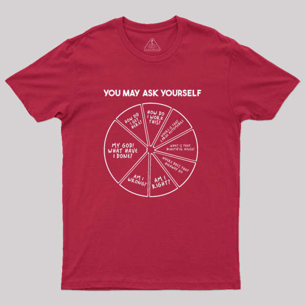 You May Ask Yourself Geek T-Shirt