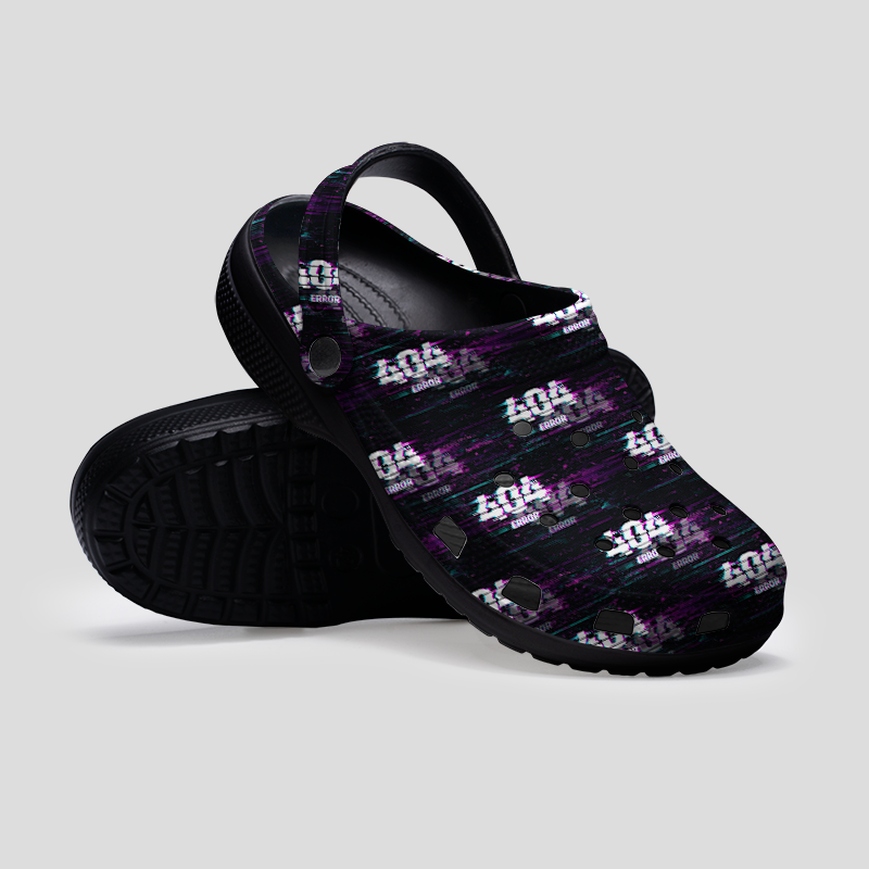 Error 404 Geek Rubber Clogs