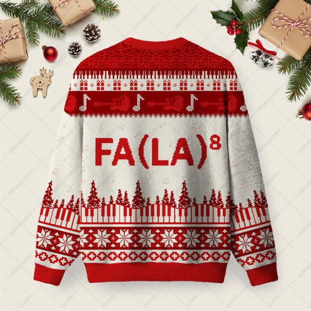 FA(LA)8 Ugly Christmas Fuzzy Fleece Sweatshirt