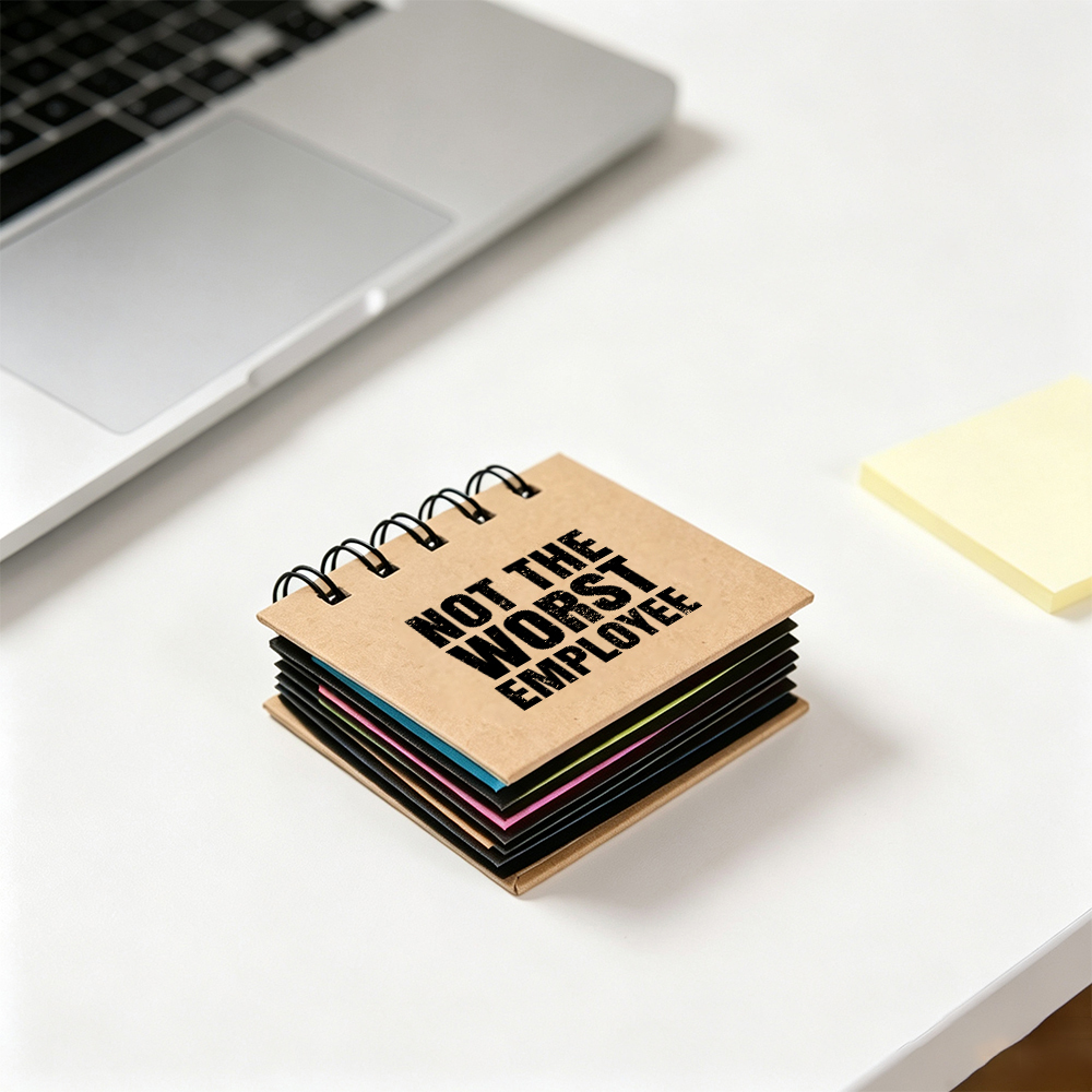Not The Worst Employee Geek Desktop Sticky Note Set