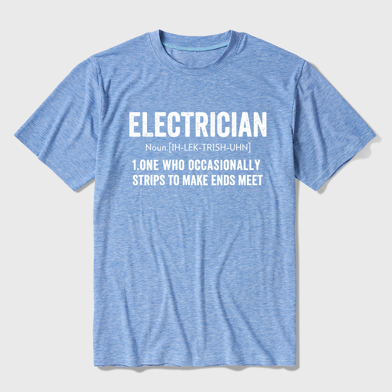 Electrical Engineer Technician Funny Definition Ultra Soft Heather Tee