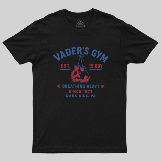 Breathing Heavy Retro Dark Side Gym Geek T-Shirt TTT