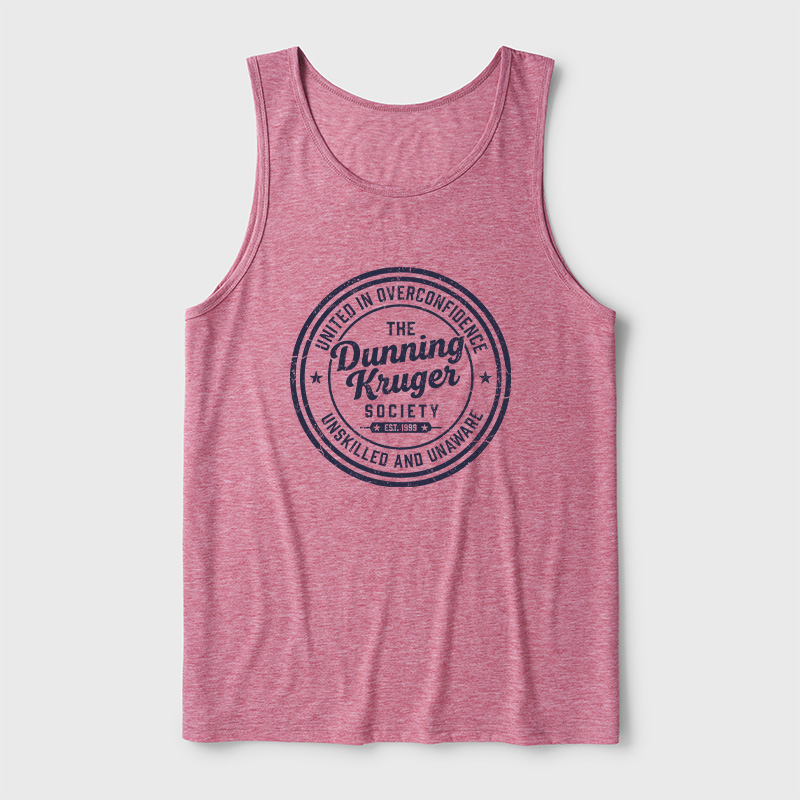 The Dunning-Kruger Society Ultra Soft Heather Tank