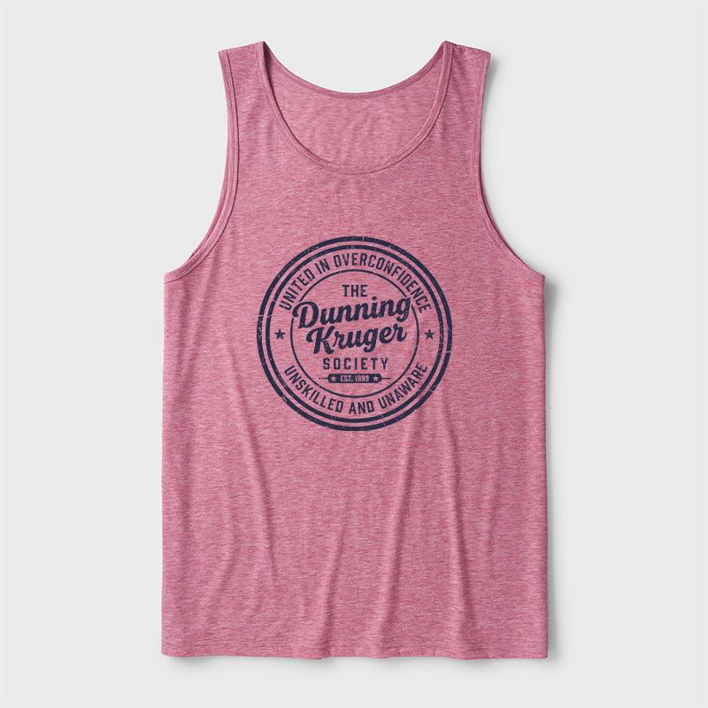 The Dunning-Kruger Society Ultra Soft Heather Tank