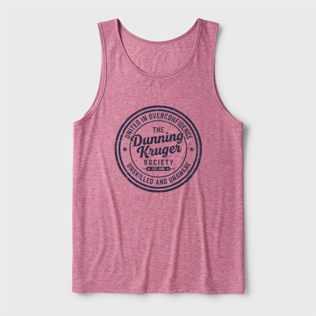 The Dunning-Kruger Society Ultra Soft Heather Tank