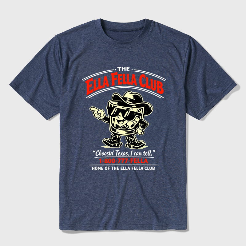 The Ella Fella Club Choosin Texas Ultra Soft Heather Tees