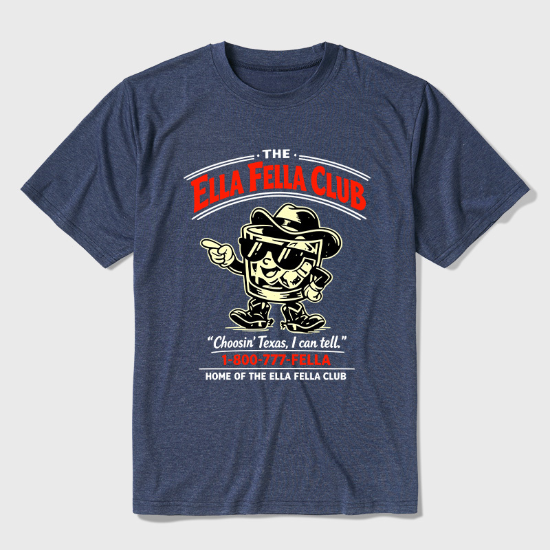 The Ella Fella Club Choosin Texas Ultra Soft Heather Tees