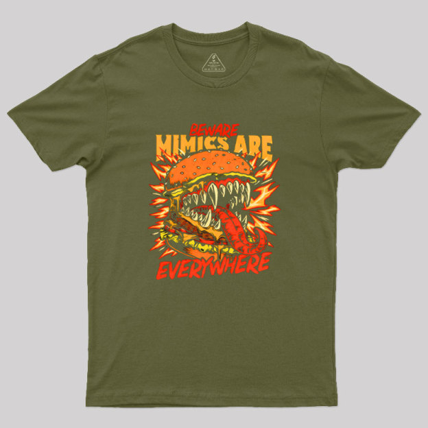 Burger Mimic RPG Geek T-Shirt