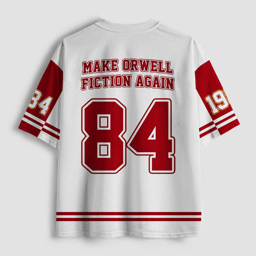 Make Orwell Fiction Again Geek Mesh Jersey