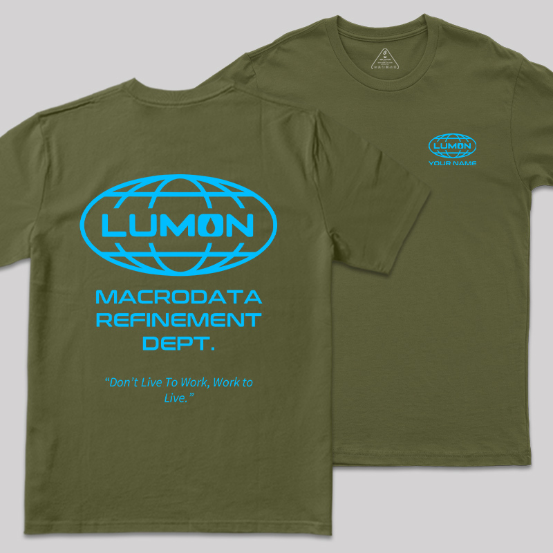 Personalized Lumon Scifi Front and Back Printing Geek T-Shirt