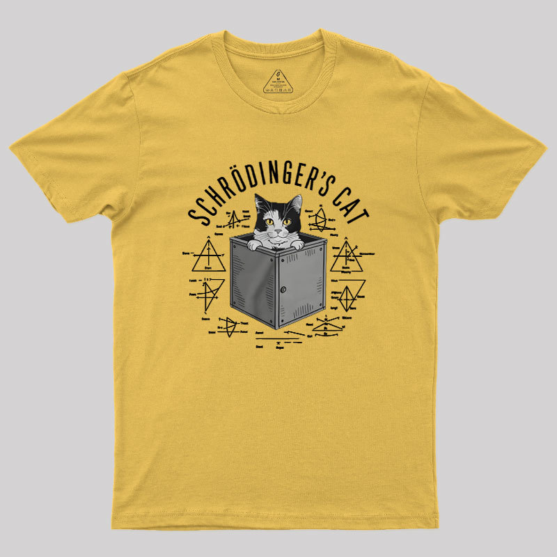 Schrodinger Cat Formulas Geek T-Shirt