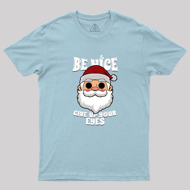 Spooky Santa Claus Dark Humor Gift For Christmas Geek T-Shirt