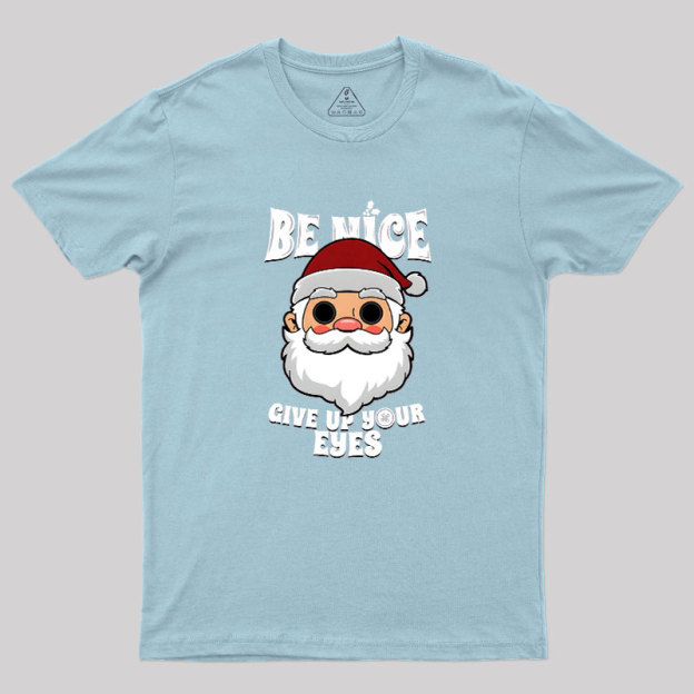 Spooky Santa Claus Dark Humor Gift For Christmas Geek T-Shirt