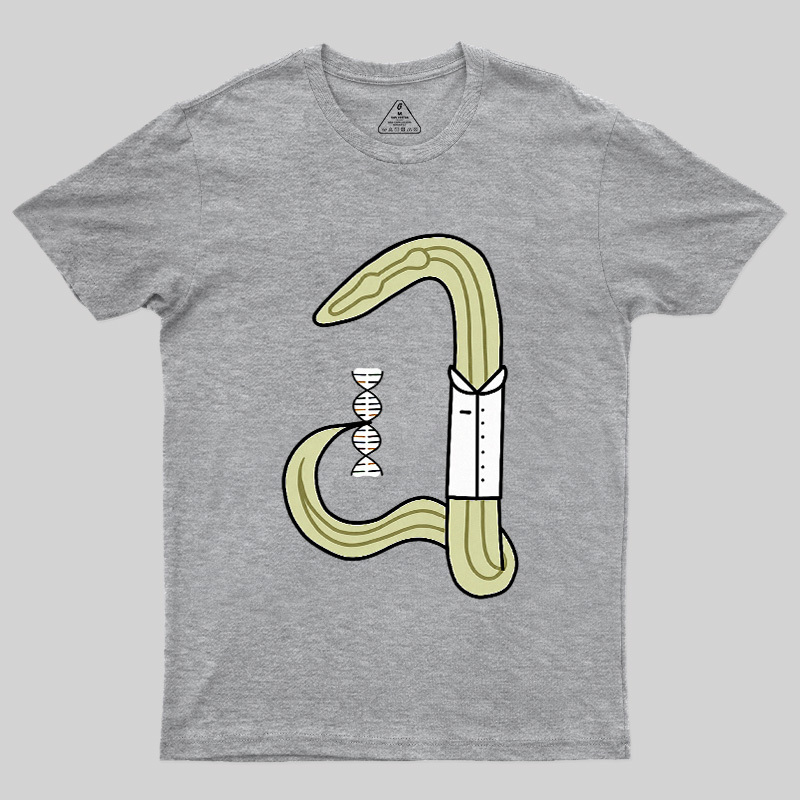 C Elegans Scientist Worm Biology Geek T-Shirt