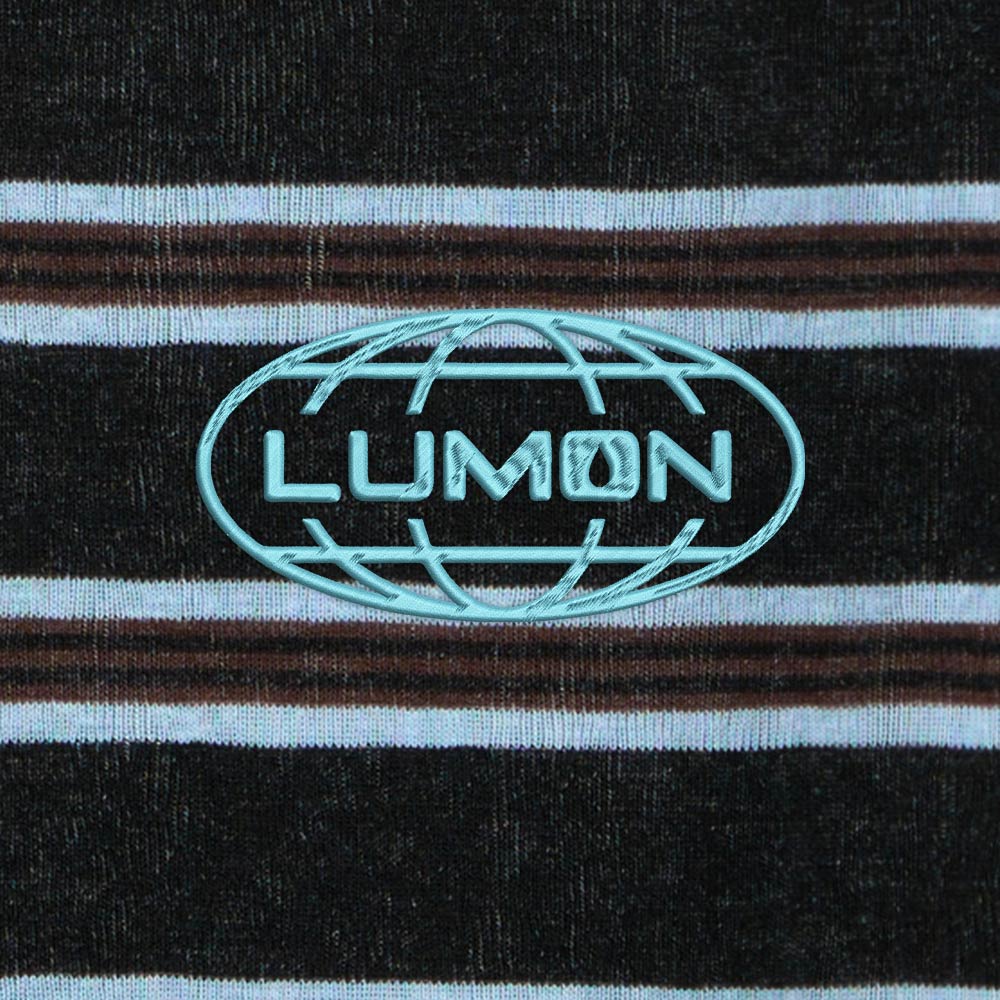 Lumon Geek Lycra Striped Embroidered Long-Sleeve Shirts