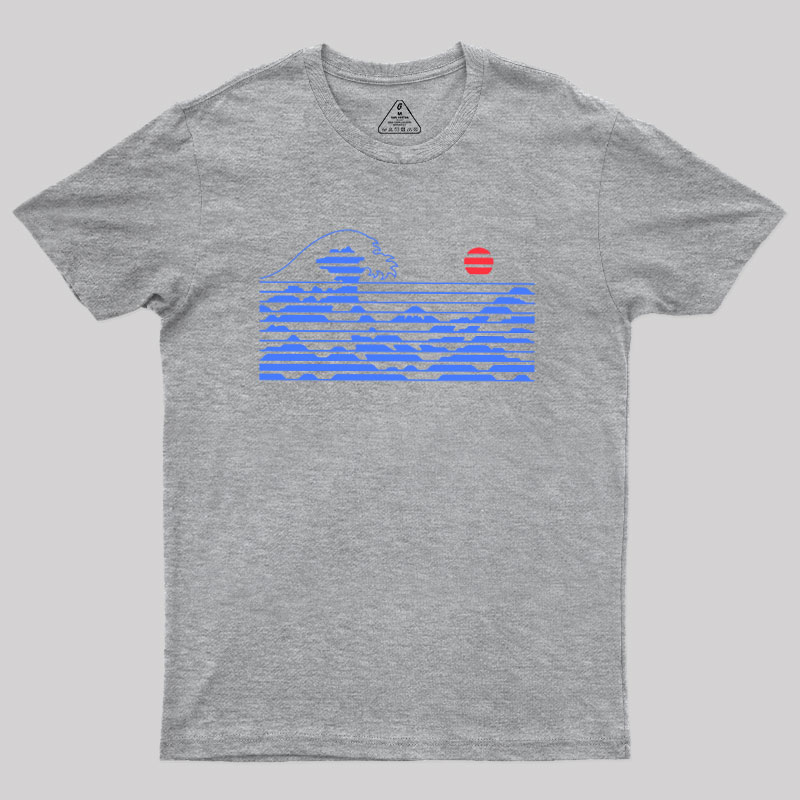 KANAGAWA STRIPE Geek T-Shirt