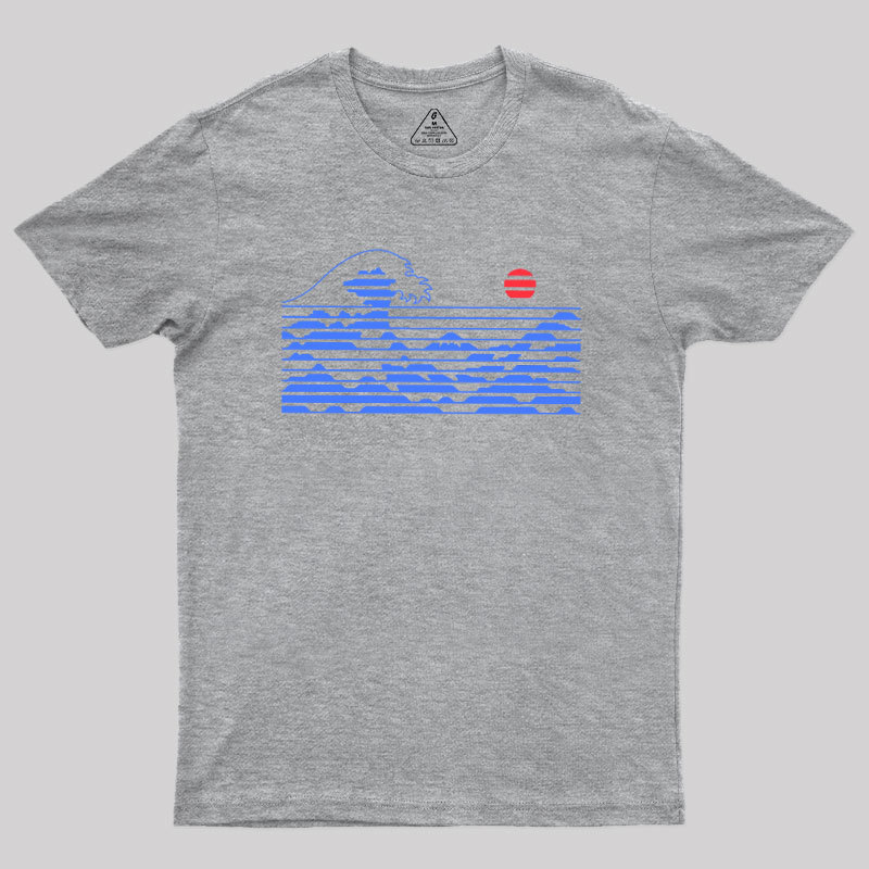 KANAGAWA STRIPE Geek T-Shirt