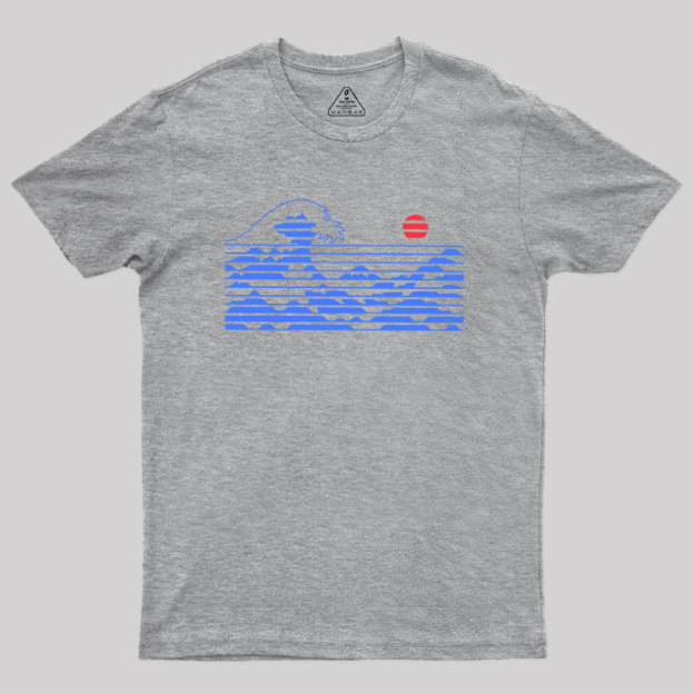 KANAGAWA STRIPE Geek T-Shirt