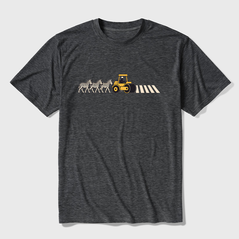 Zebra Crossing Factory Ultra Soft Heather Tee