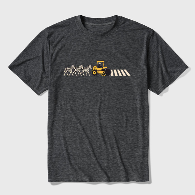 Zebra Crossing Factory Ultra Soft Heather Tee