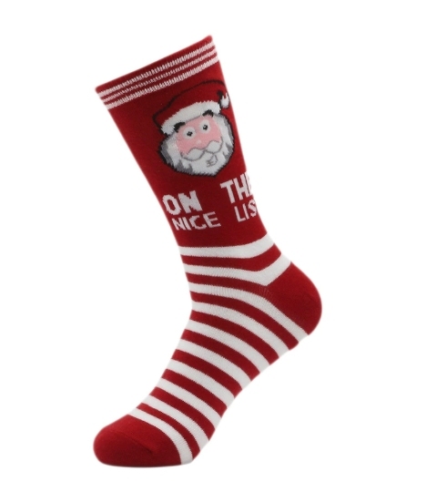 New Men's Printed Christmas Socks