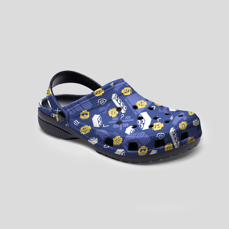 Building Blocks Geek Rubber Clogs