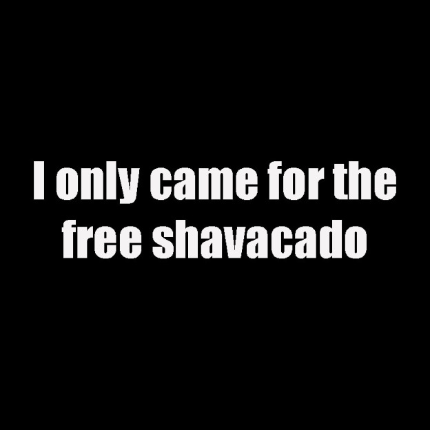 Free Shavacado Geek T-Shirt