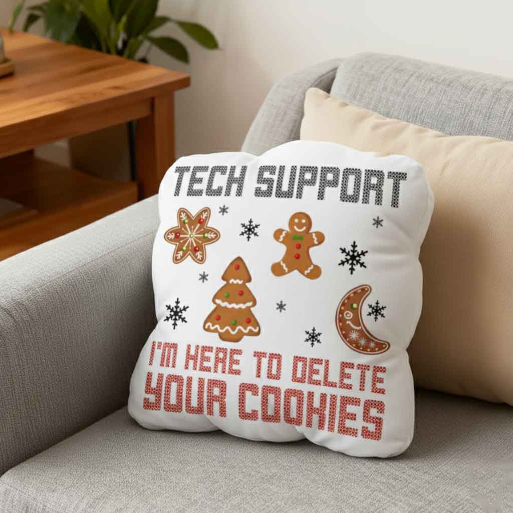 Tech Support Computer Programmer Geek Pillow