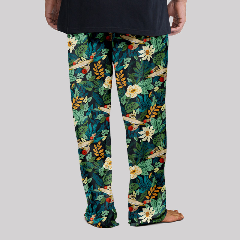 Scifi Spacecraft Hawaii Geek Loungewear Pants