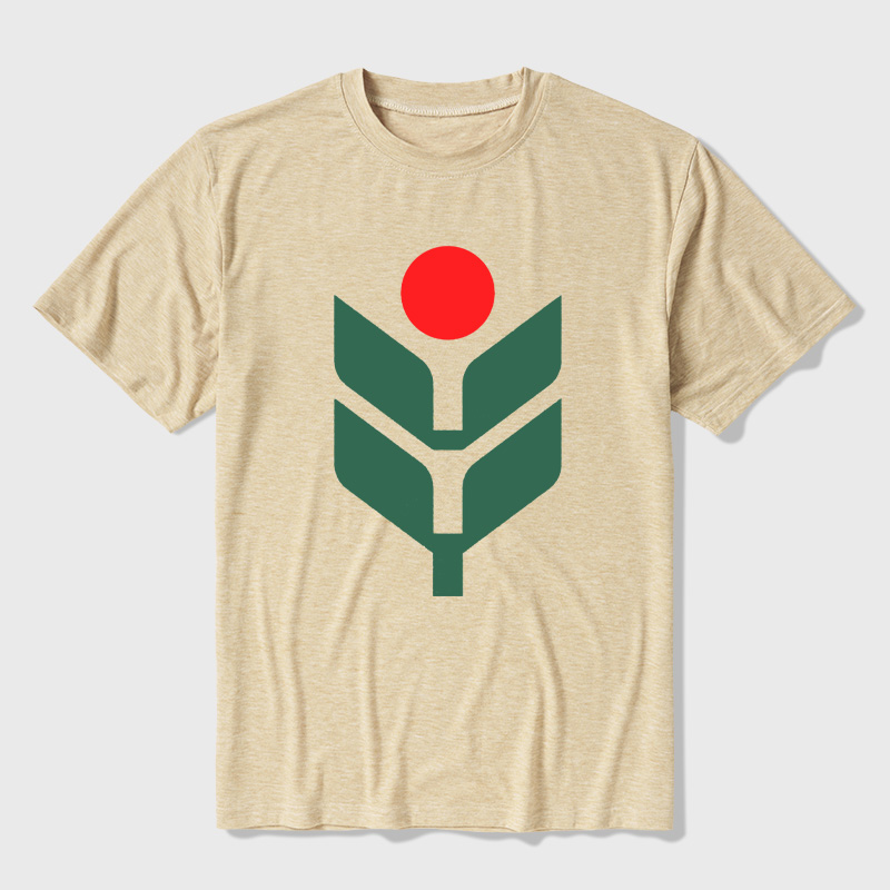 Botany Biology Sun‑Plant Flat‑Design Ultra Soft Heather Tees