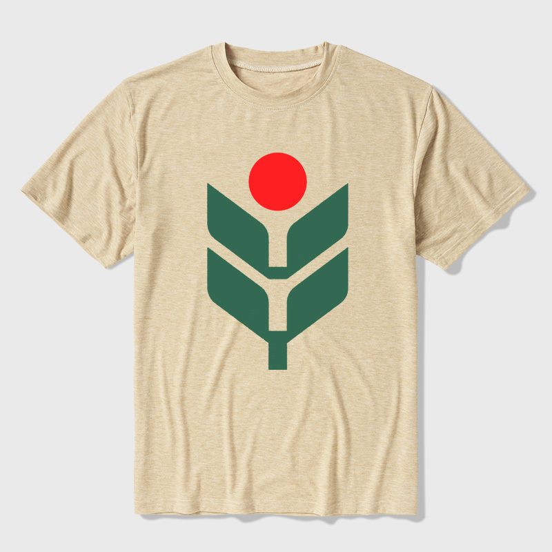 Botany Biology Sun‑Plant Flat‑Design Ultra Soft Heather Tees