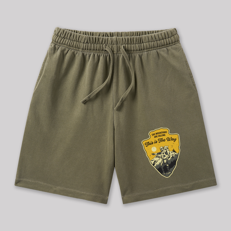 This is the Way Geeky Washed Shorts