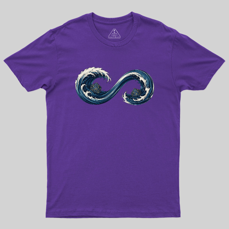Endless TTRPG Ocean Dice Geek T-Shirt