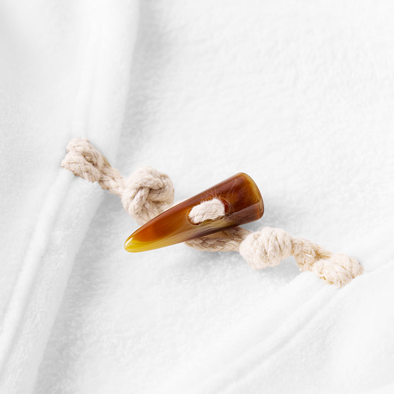 Electronic Components Arrow White Flannel Cloak