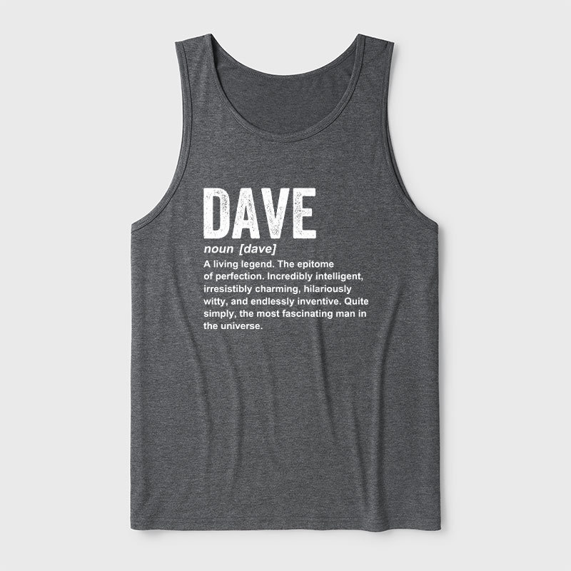 Dave Definition Ultra Soft Heather Tank
