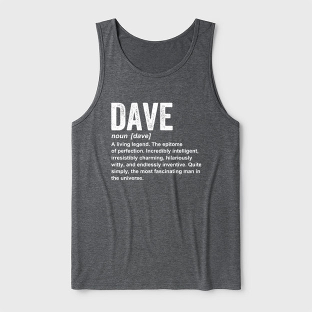 Dave Definition Ultra Soft Heather Tank