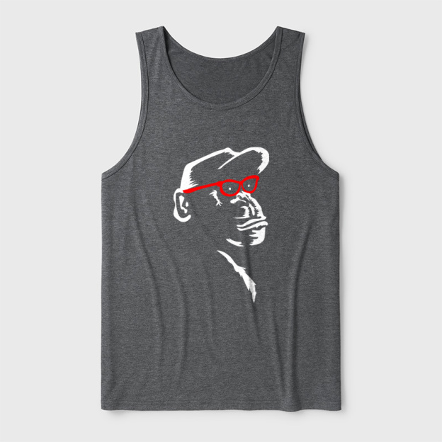 Monkey With Red Ultra Soft Heather Tank