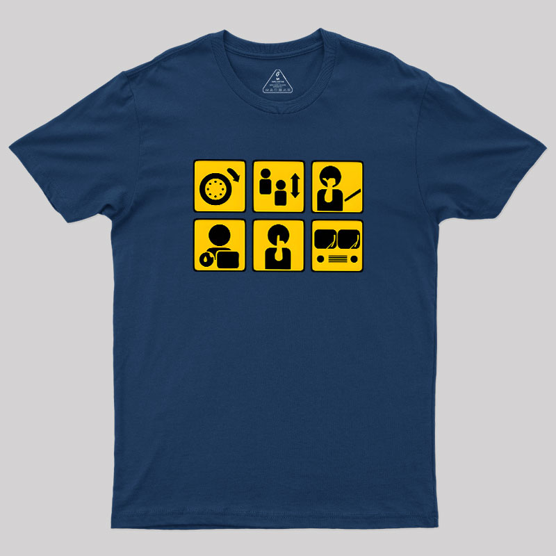 People On The Bus Geek T-Shirt