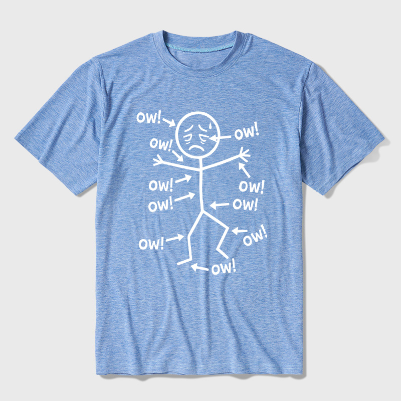 Ow Ow Ow Ultra Soft Heather Tees