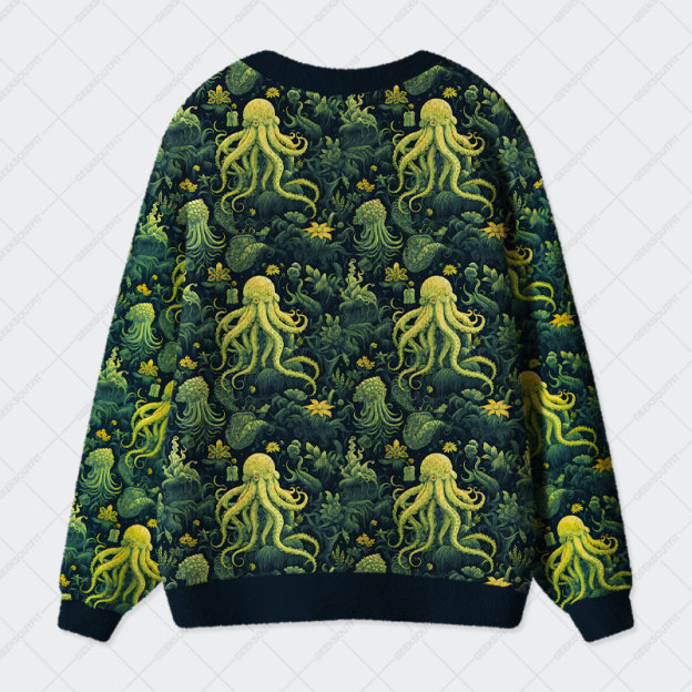 Cthulhu Geek Ugly Cardigan Sweaters 