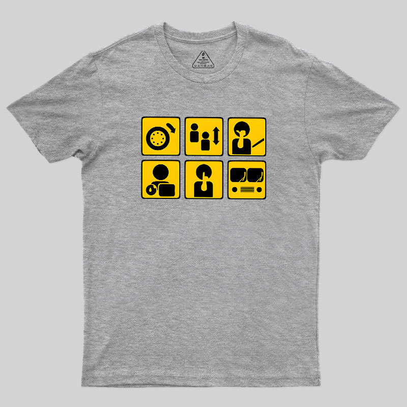 People On The Bus Geek T-Shirt