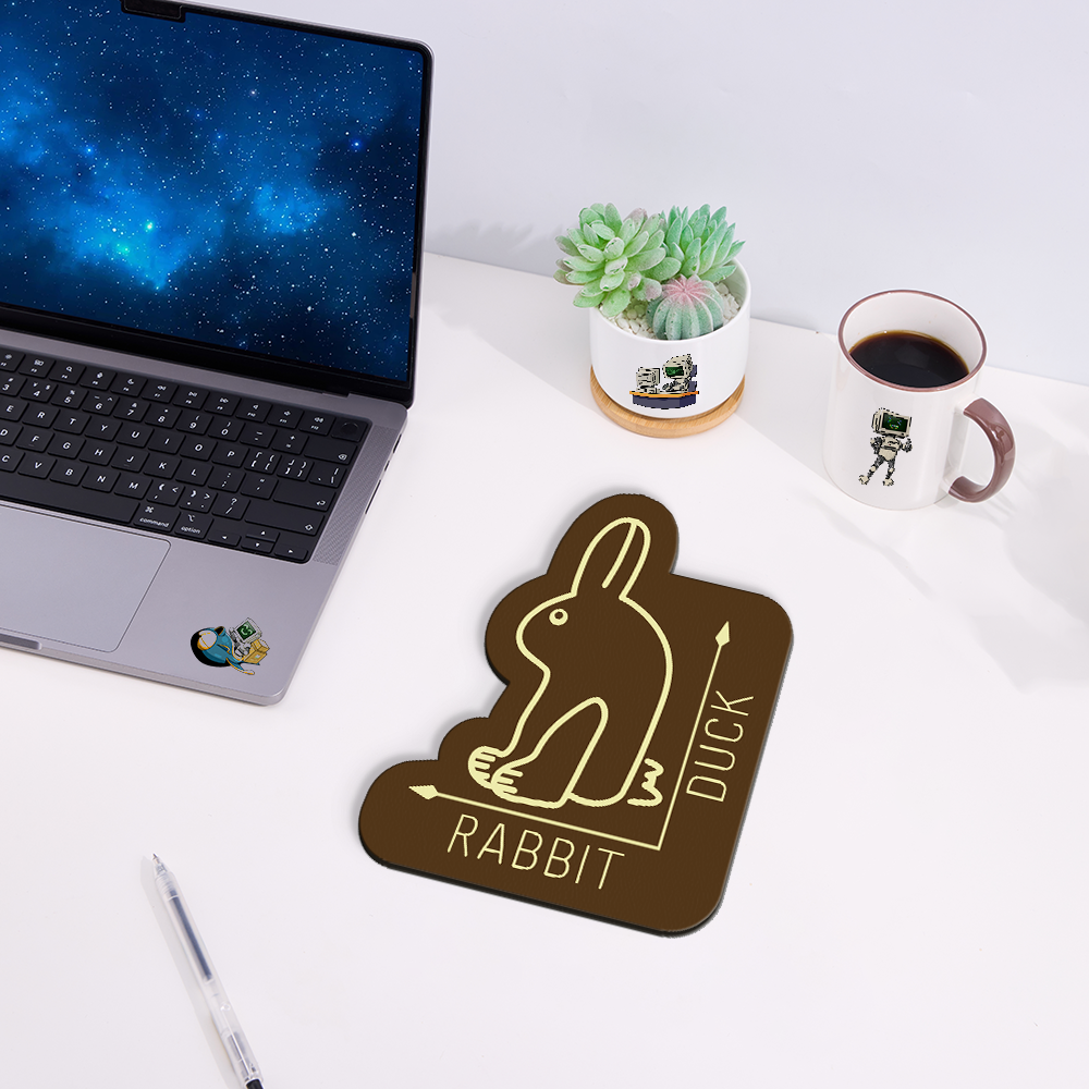 Rabbit or Duck Novelty Mouse Pad