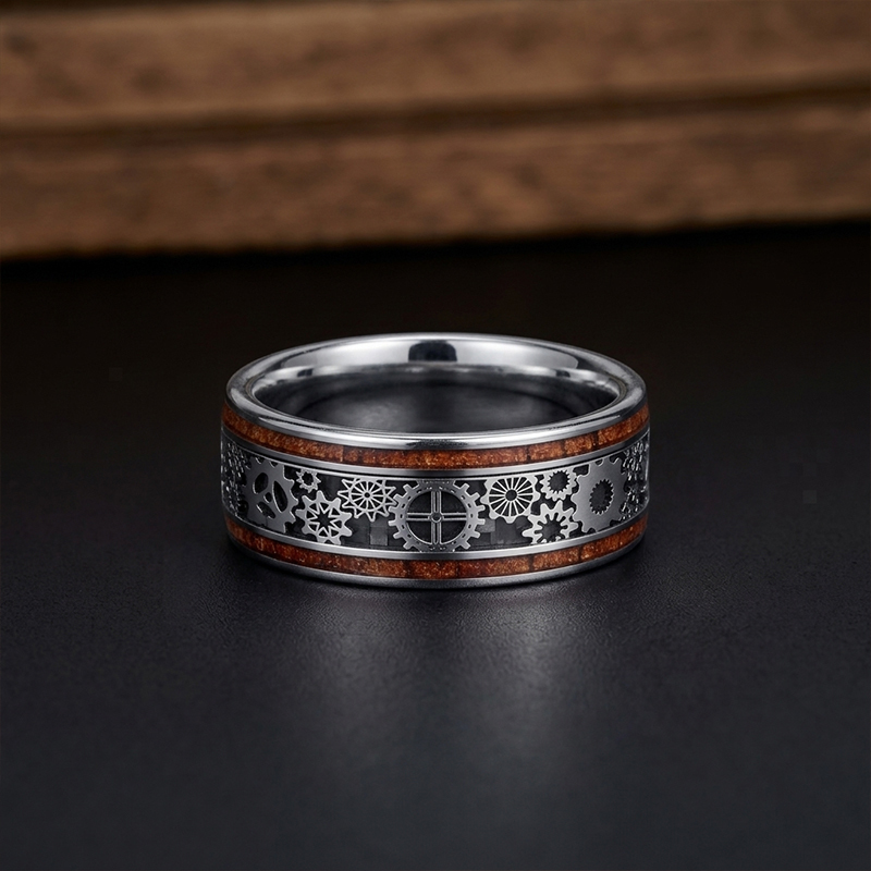 Geeksoutfit Centimeter Scale Geek Stainless Steel Ring for Sale