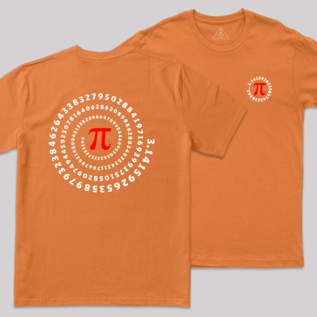 Infinite Circle Front and Back Printed Geek T-Shirt