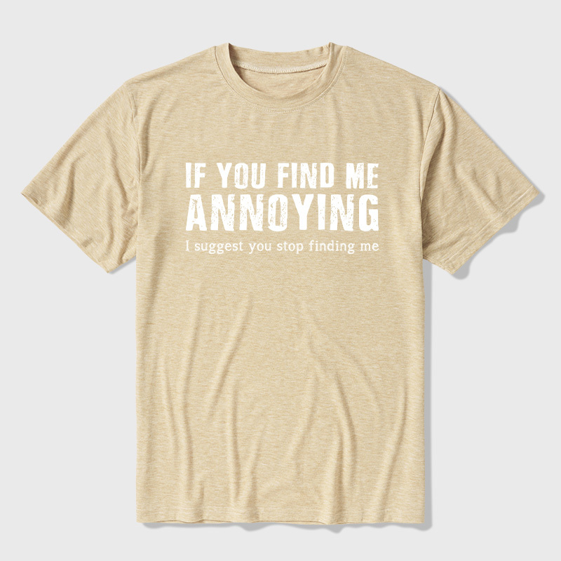Stop Finding Me Ultra Soft Heather Tee