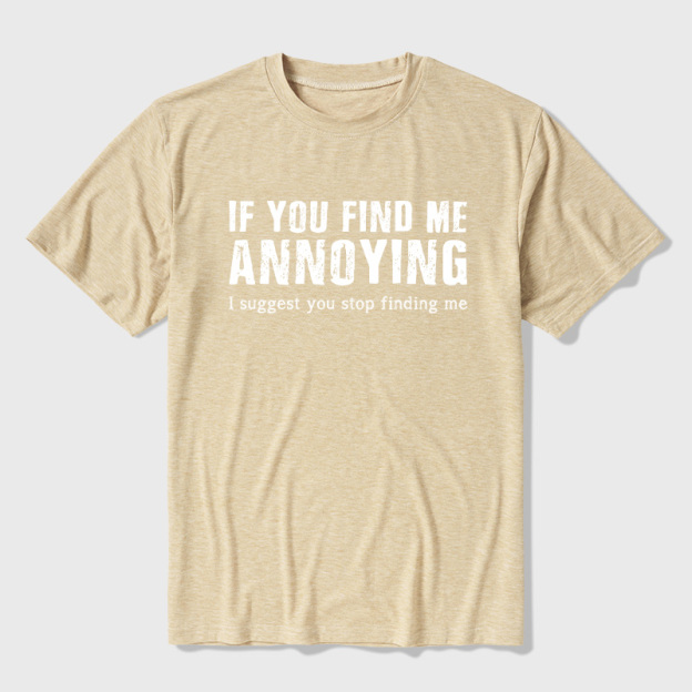 Stop Finding Me Ultra Soft Heather Tee